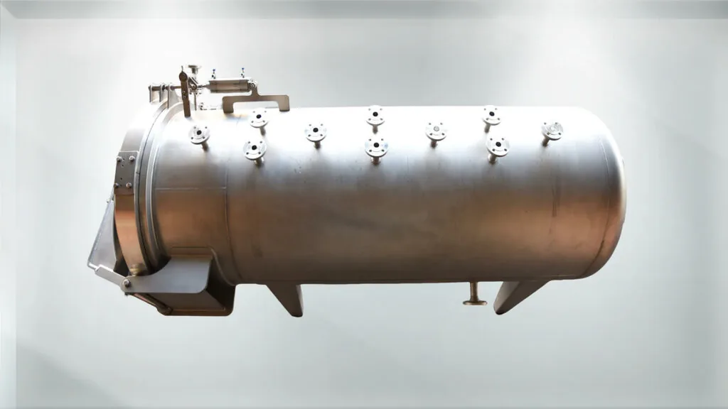 Roestvrijstalen cabine van een resomeersysteem van Alka Eco